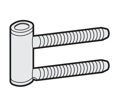 Rahmenteil, 3-teiliges Glastürband