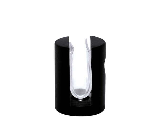 Wall/Glass Shelf Support 6-10mm Glass Black