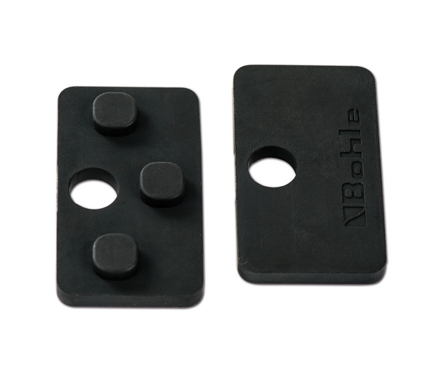 Inserts for clamp fixing square 70 x 55 mm