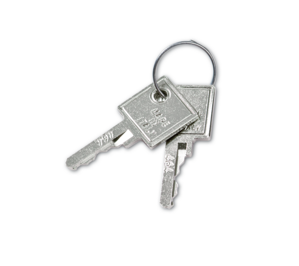 Spare key for glass door lock, BO 5206401, 5206501