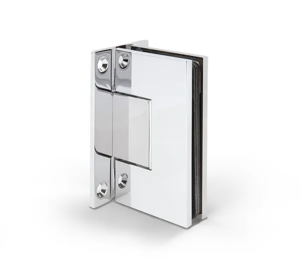 Bilbao Premium HD shower door hinge, glass-wall 90°