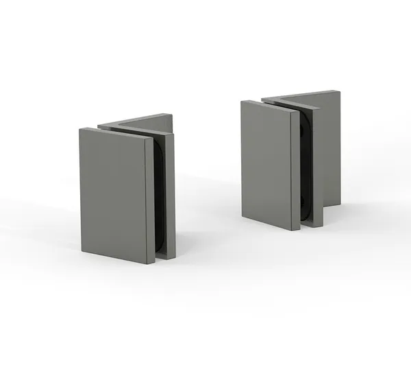 Winkelverbinder Juna®, Glas-Wand 90°