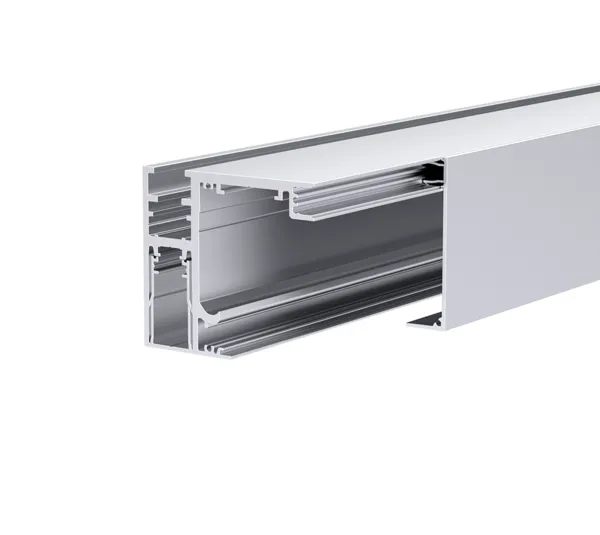 MasterTrack® FT profile set, ceiling mounted with fixed sidelight