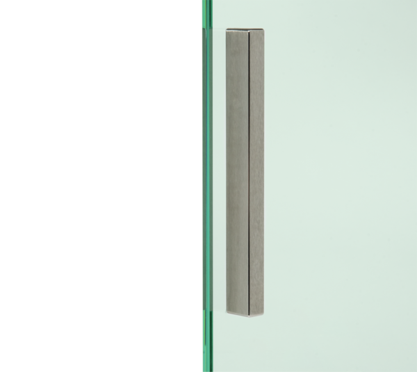 Door handle, self-adhesive