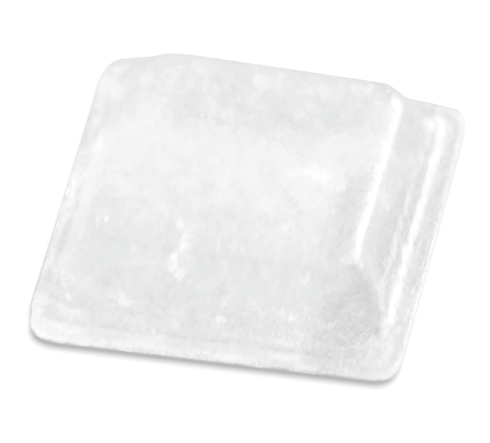 Resilient elastic pads, square