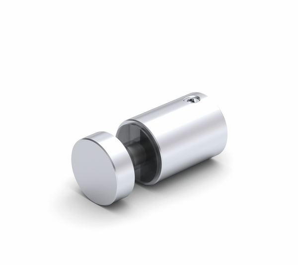 Glass connector Round 12, for glass hole 