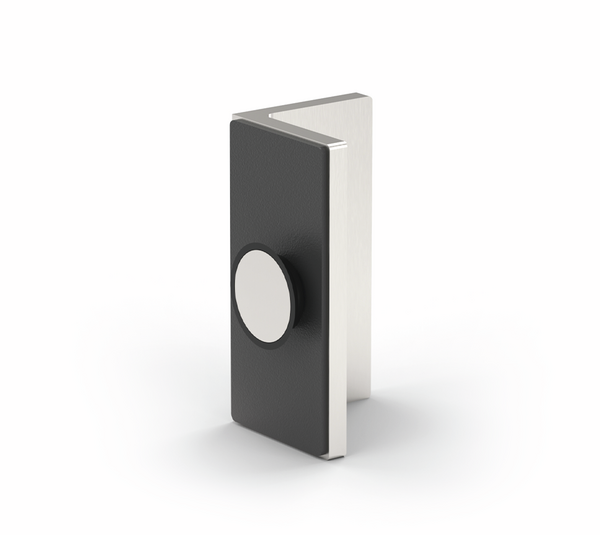 Angle connector Madrid FM, glass-wall 90°, outwards Angle connector Madrid FM, glass-wall 90°, outwards