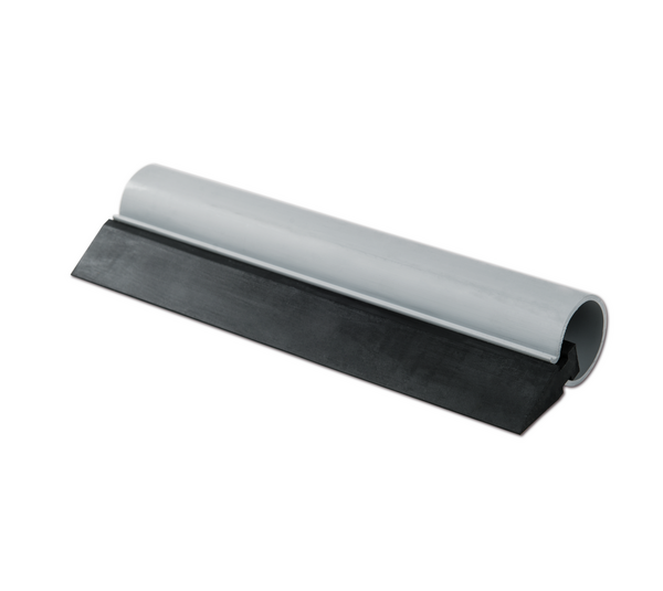 Rubber edged squeegee