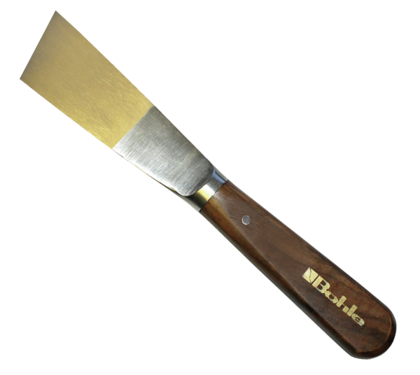 Putty knife, skew stiff blade