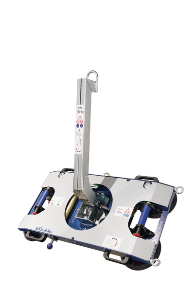 Vacuum lifting unit, 180 kg, manual pump