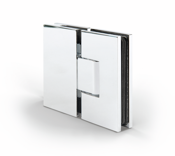 Shower door hinge Bilbao Select, glass-glass 180°
