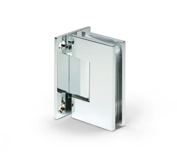 Bilbao shower door hinge, glass-wall 90° Bilbao shower door hinge, glass-wall 90°