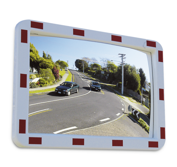 Mirror, traffic, rectangular, 400 x 600 mm