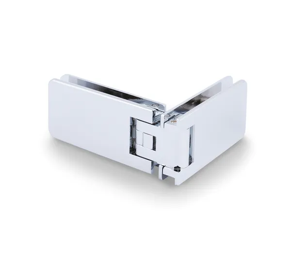 Granada shower door hinge, glass-glass 90° 