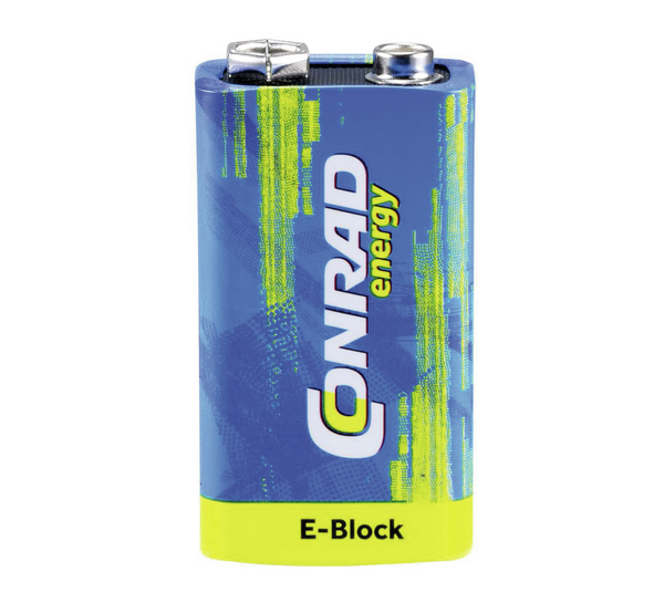 Blockbatterie 9 V