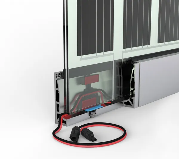 VetroMount® bloque espaciador fotovoltaico para soportes de vidrio