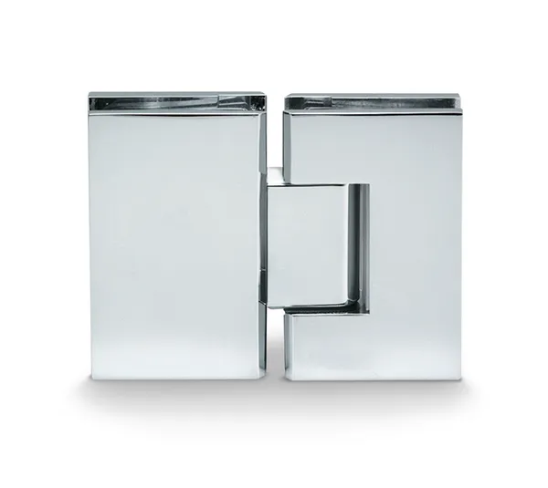 Bilbao shower door hinge, glass-glass 180°