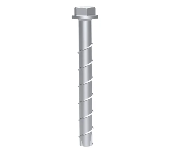 Tornillo p. hormigón c. hexágono exterior, acero galvanizado