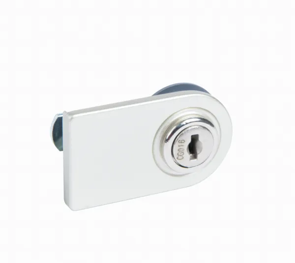 Glass door lock with glass processing