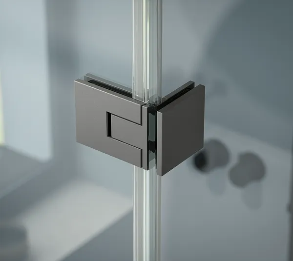 Duschtürband Juna®, Glas-Glas 180°