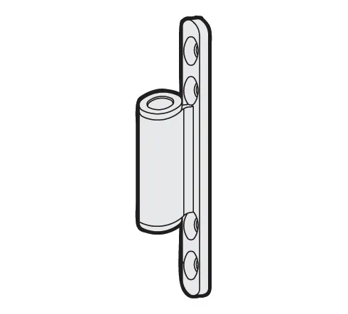 Rahmenteil, 3-teiliges Glastürband