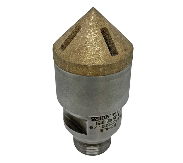 Industrial diamond countersink slotted