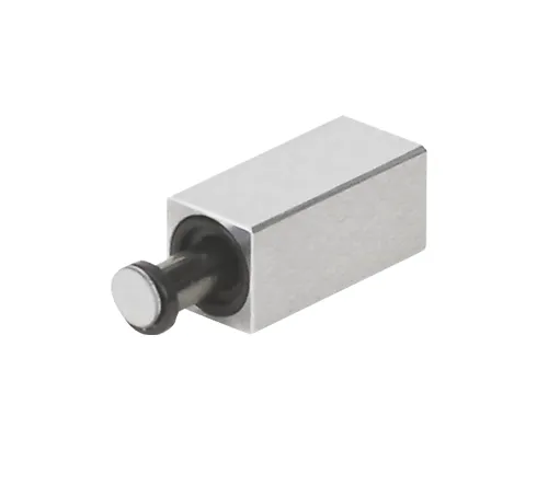 Magnetic snap fastener for UV bonding square