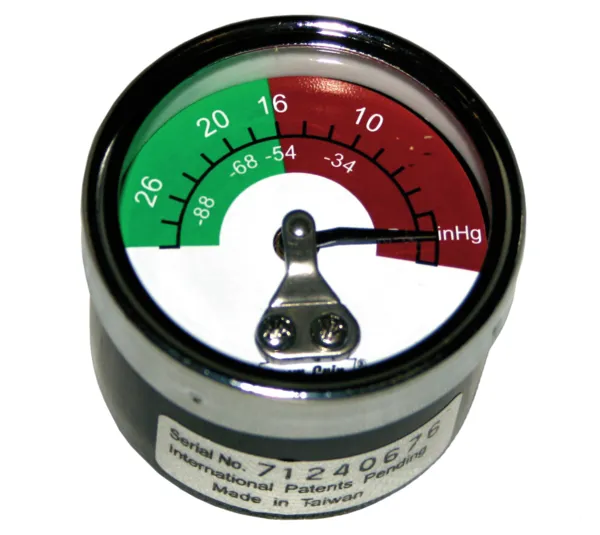 Vakuummeter 3,8 cm Ø - ⅛ NPT - Typ CBM