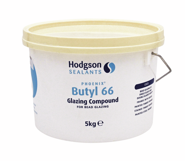 Butyl glazing compound