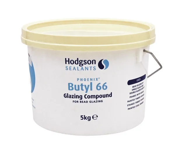 Butyl glazing compound