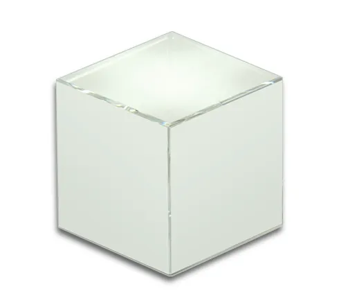 Cubo reggimensola in vetro borosilicato