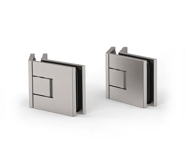 Juna® shower door hinge, glass-glass 135°