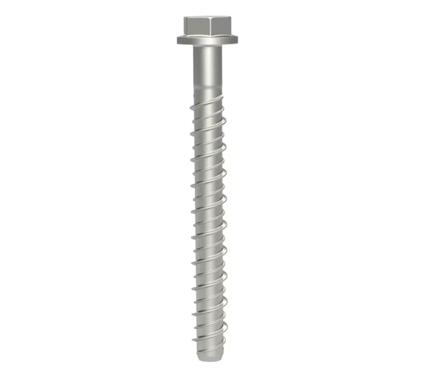 Concrete screw with hexagon head