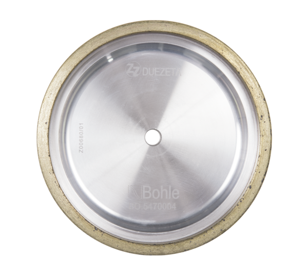 Cup wheel edge diamond / metal bonded