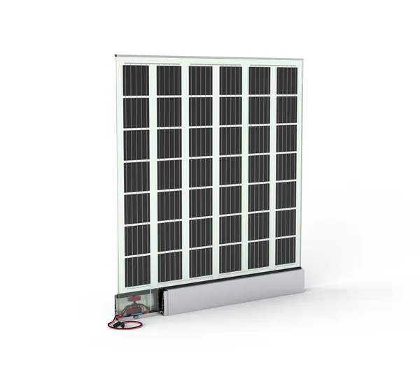 VetroMount® bloque espaciador fotovoltaico para soportes de vidrio