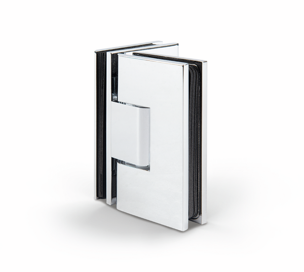 Bilbao Select shower door hinge, glass-glass 90°