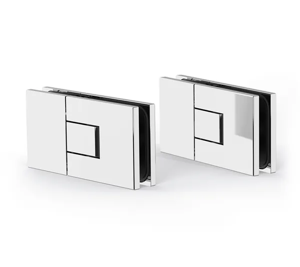 Juna® shower door hinge, glass-glass 180° for saunas