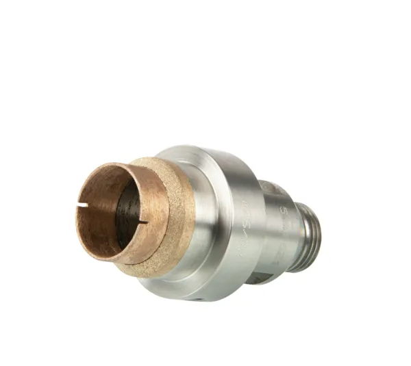 Foretto diamantato industriale con anello svasato