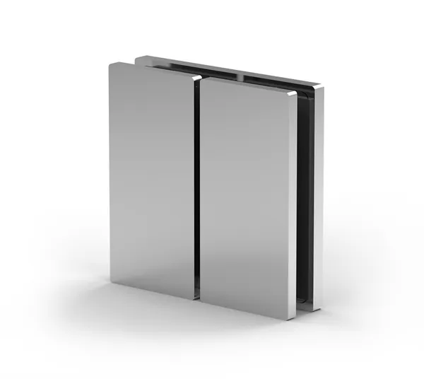 Lengteverbinder Madrid, glas-glas / glas-wand 180°