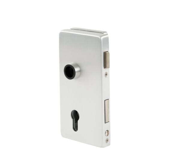 Alea glass door lock, profile cylinder