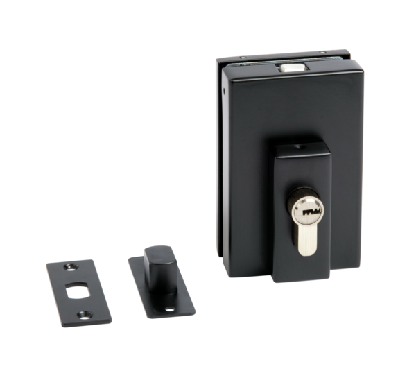 Corner lock, single-sided cylinder lock rosette, profile cylinder 