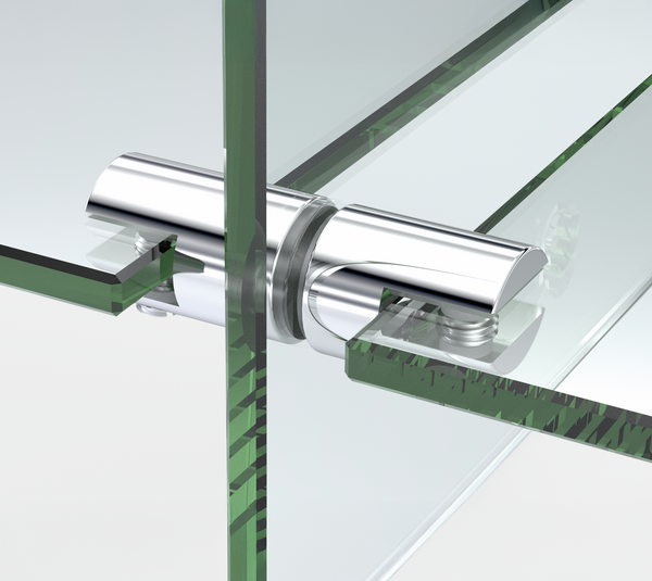 Soporte para estante de vidrio