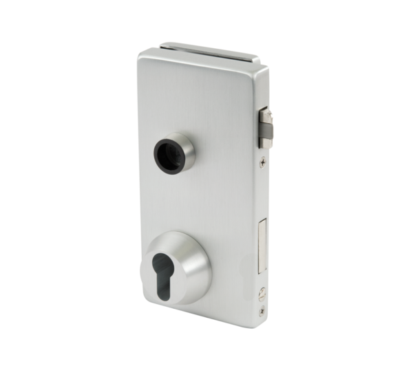 Alea glass door lock profile cylinder with PZ rosette