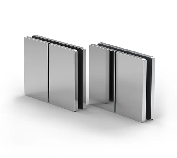 Santos side connector, glass-glass/wall 180° Santos side connector, glass-glass/wall 180°