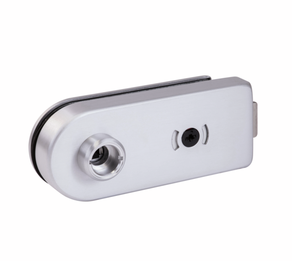 Studio glazen deurslot WC, rond