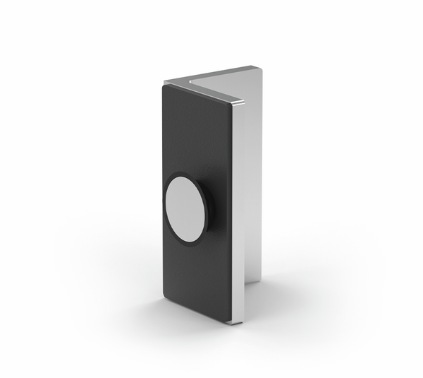 Angle connector Madrid FM, glass-wall 90°, outwards Angle connector Madrid FM, glass-wall 90°, outwards