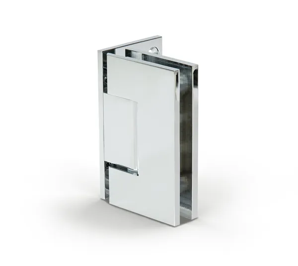 Bilbao shower door hinge, glass-wall 90°