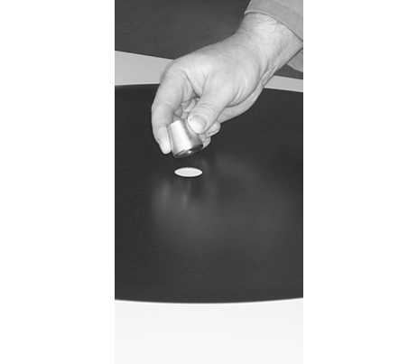 Rubber magnetic disc Ø 600 mm