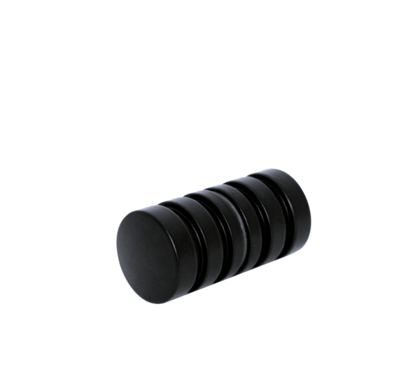Shower Doorknob Rib black