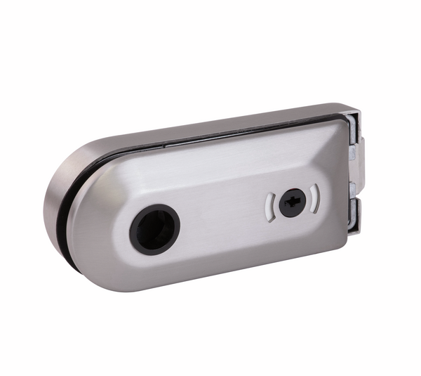 Studio glazen deurslot WC, rond